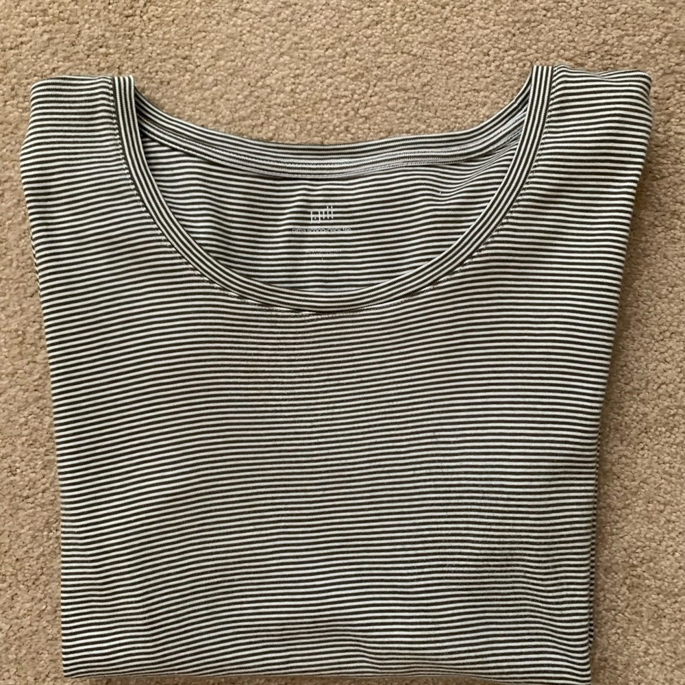 COPY - J Jill Women’s Striped Short Sleeved Tee, Size Large